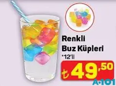 RENKLİ BUZ KÜPLERİ 12'Lİ